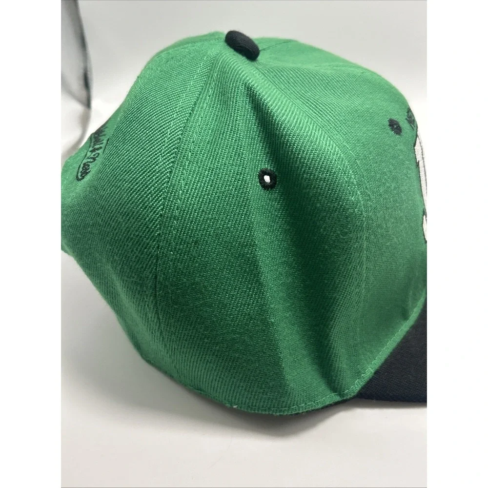NFL New York Jets Mitchell & Ness Arch Logo Snapback Hat Cap Green Black